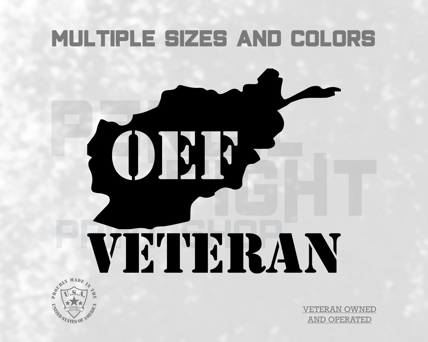 OEF (Operation Enduring Freedom) Vinyl Decal