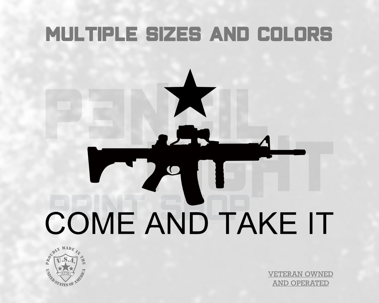 Tacticool Come and Take It Vinyl Decal