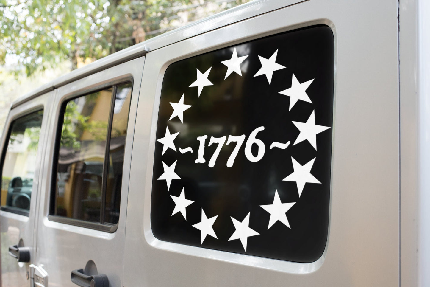 1776 Circle of Stars Vinyl Decal