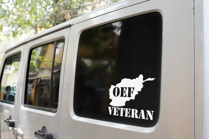 OEF (Operation Enduring Freedom) Vinyl Decal