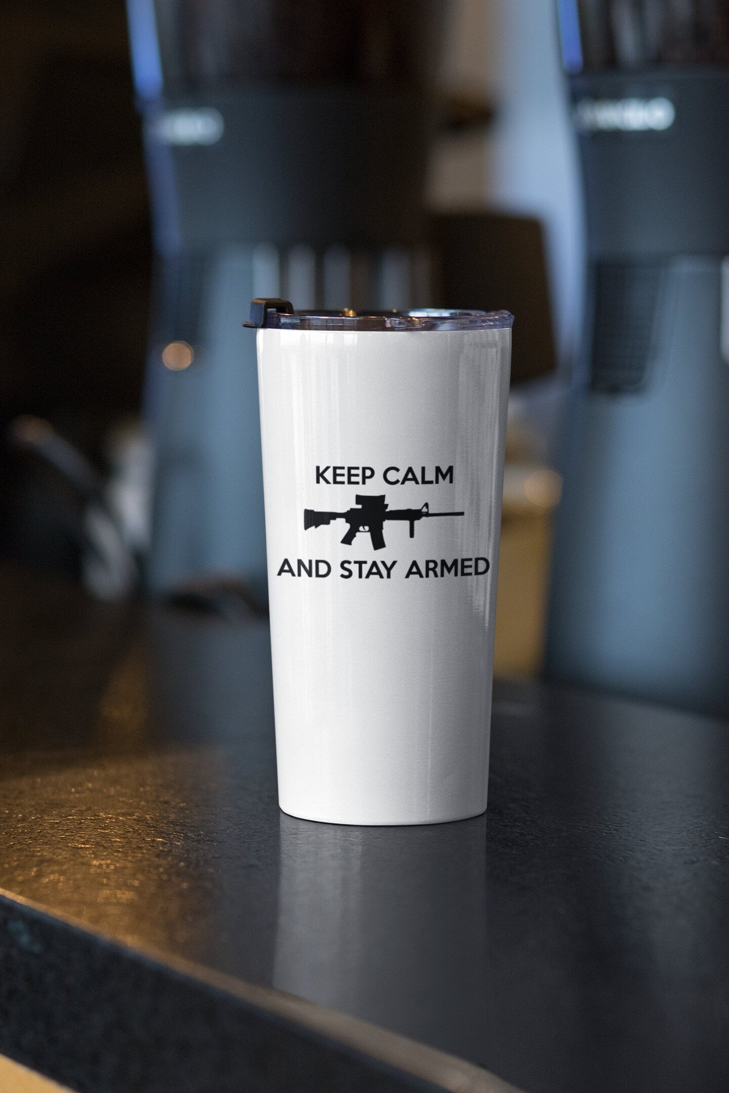 Keep Calm and Stay Armed Vinyl Decal