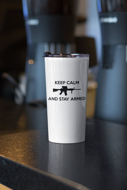 Keep Calm and Stay Armed Vinyl Decal