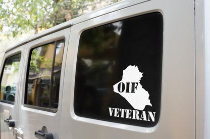 OIF (Operation Iraqi Freedom) Vinyl Decal