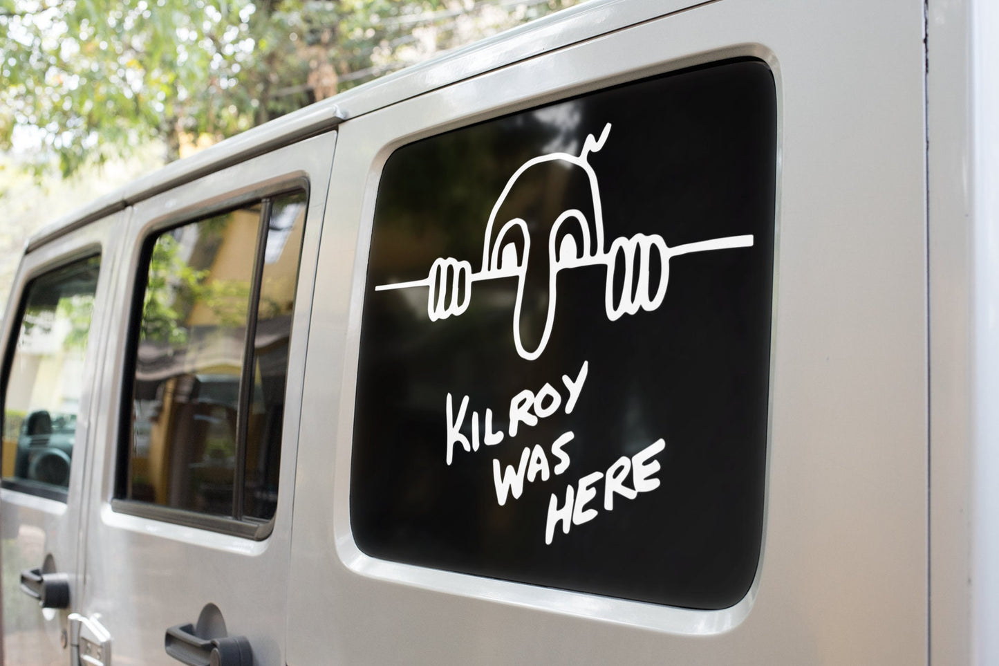 Kilroy was here Vinyl Decal