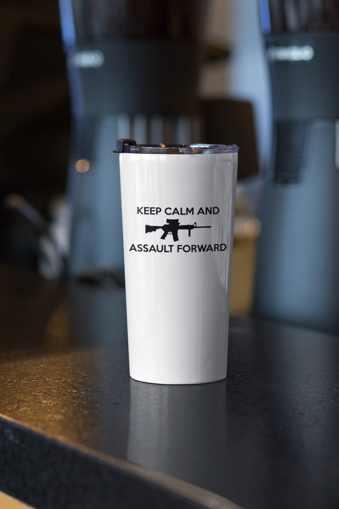 Keep Calm and Assault Forward Vinyl Decal