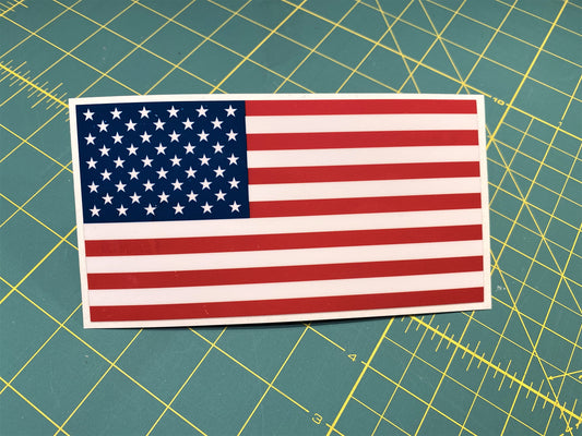 Classic American Flag Sticker Decal